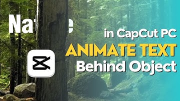CapCut Tutorial: How to Create Text Behind Object Effect | Step-By-Step Guide