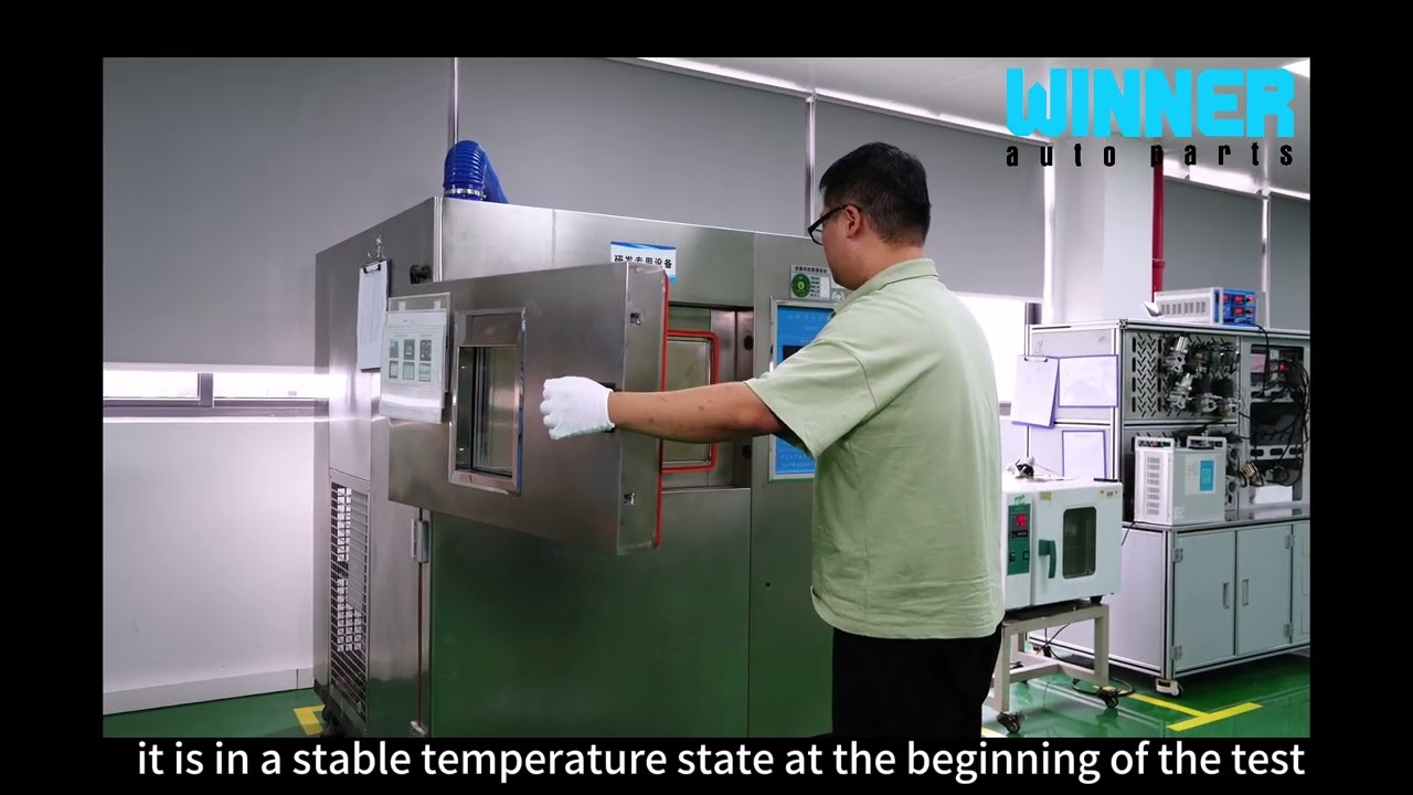 EGR valve durability of high and low temperature impact test