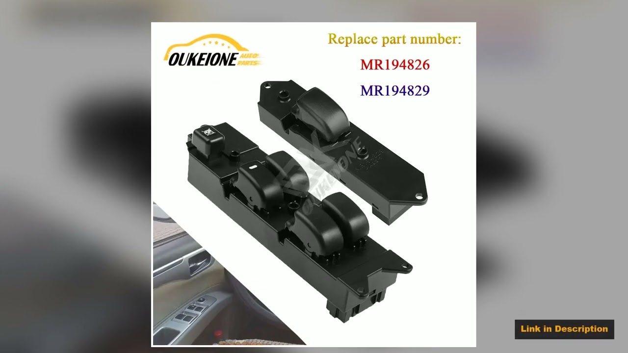 Window Control Switch Glass Lifter Regulator Button for Mitsubishi Lancer Pajero Montero Sport