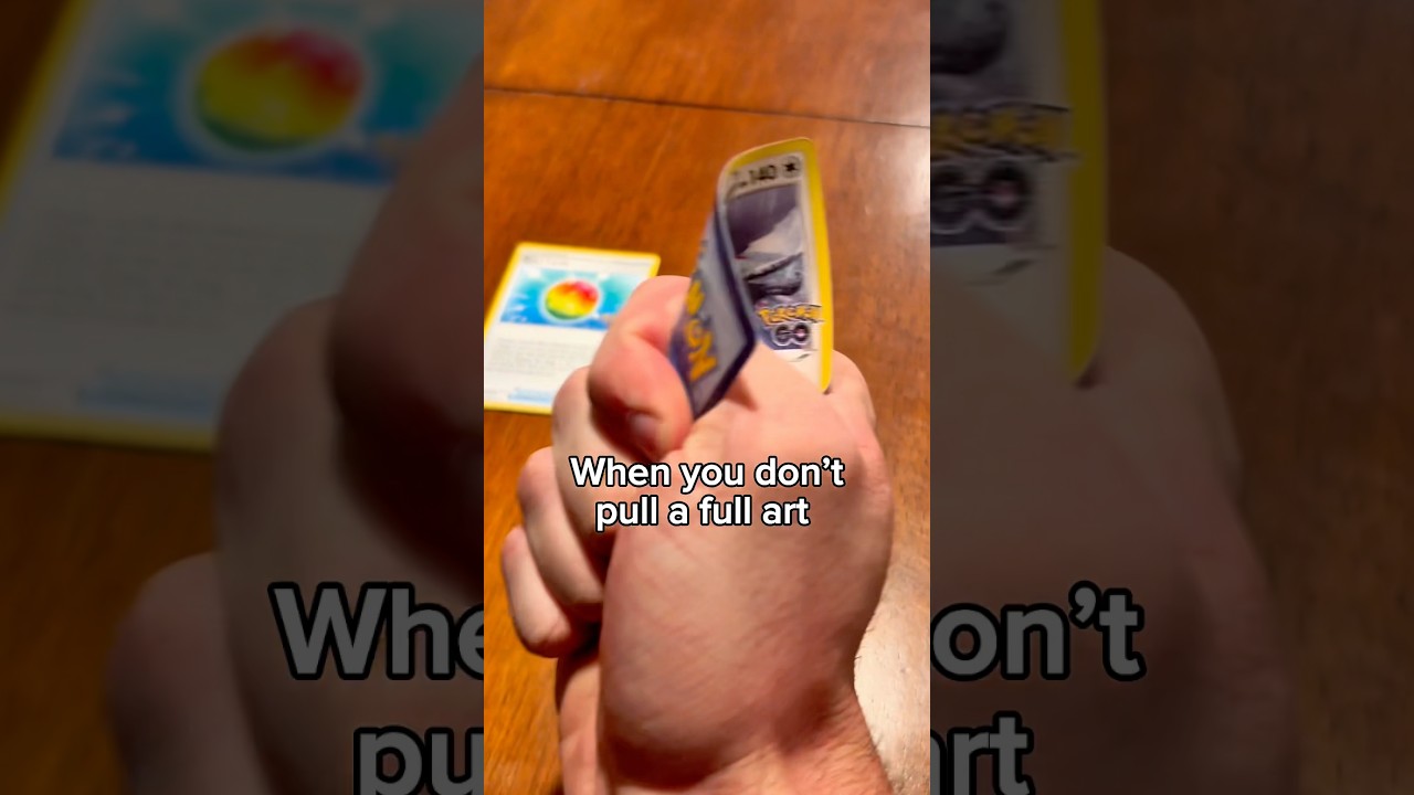 when you DONT pull a full art 