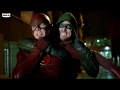 Arrow vs flash fight scene the flash s01e08