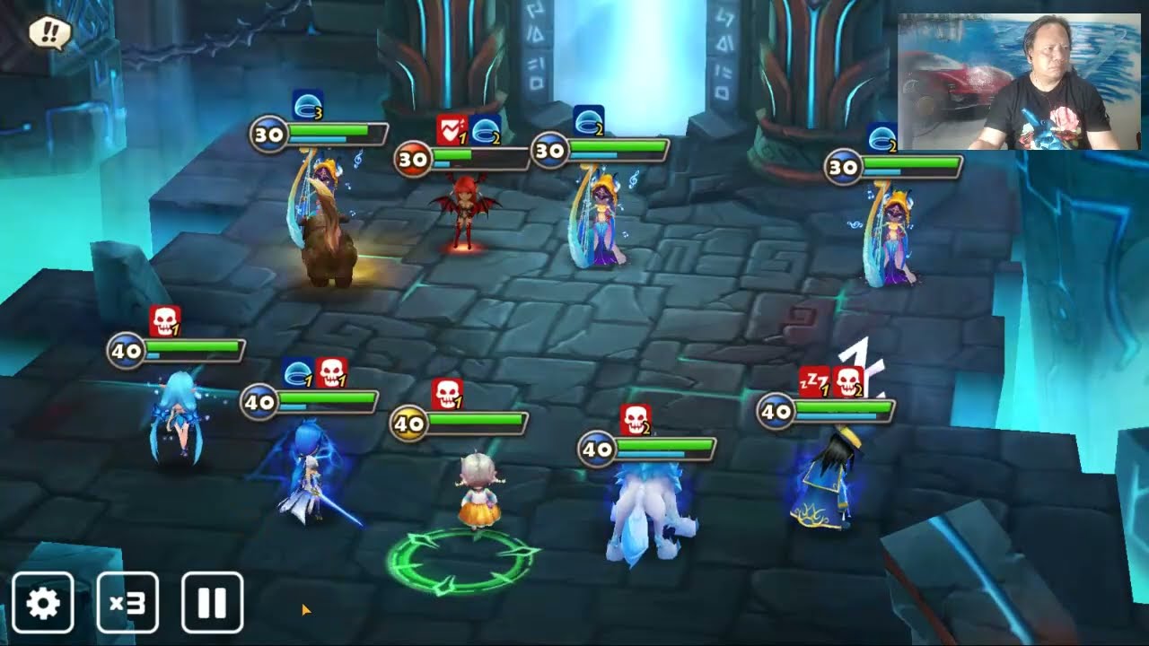 Summoners War Wind Dokkaebi Princess  Yuna And Sapsaree Levelling part 01