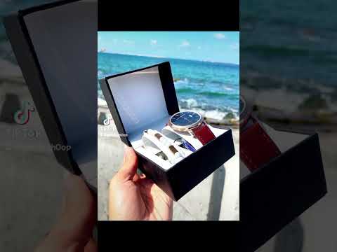 طقم الساعه والاسوره ضد الصدأ وتغير اللون