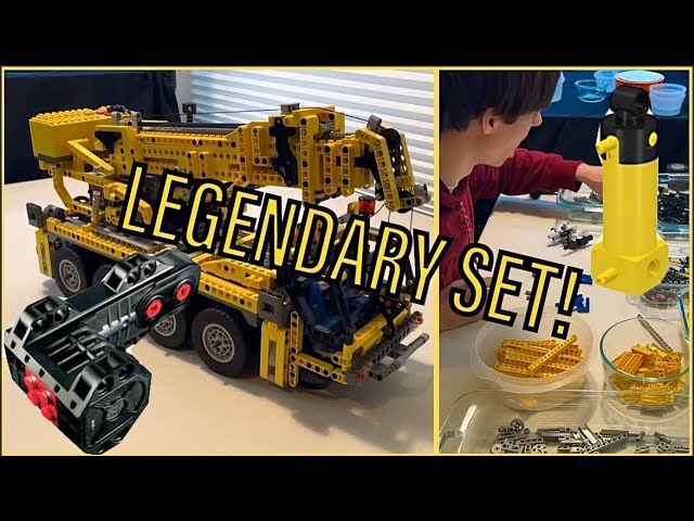 LEGO Technic 8421 Mobile Crane speed build & review