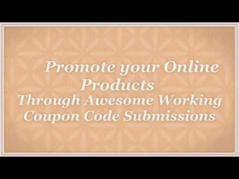 Coupon Code Submission – Promo Code Submissions – Promote Amazon ebay Store