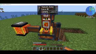 Oceanblocks 2 Oritech Steam Engine Setup
