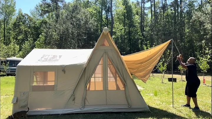 YOLENY INFLATABLE CABIN TENT‼️ IS THIS THE BEST INFLATABLE TENT EVER⁉️