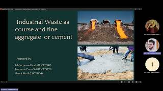 Use of Industrial Waste as Coarse Aggregate and Fine Aggregate in Concrete