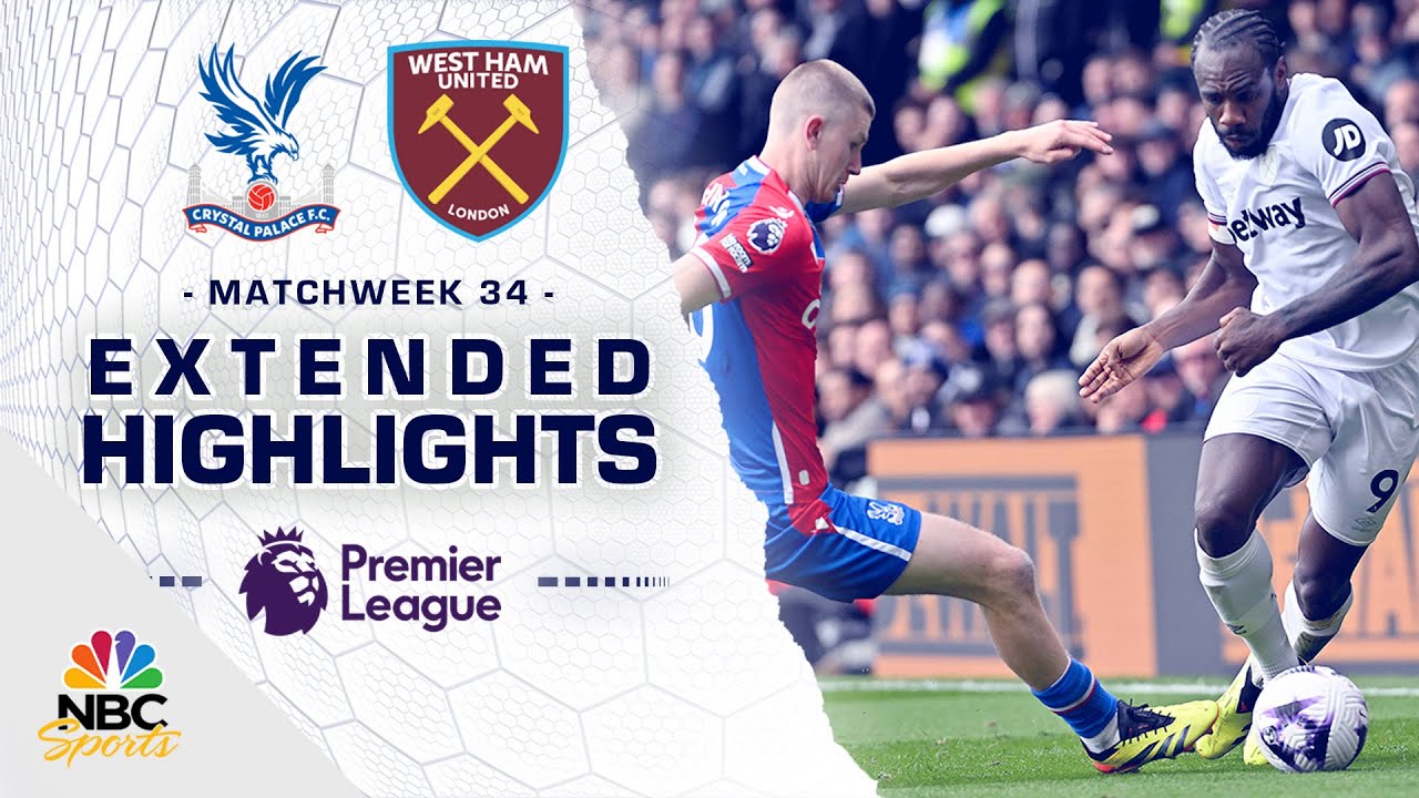 Crystal Palace v. West Ham | PREMIER LEAGUE HIGHLIGHTS | 4/21/2024