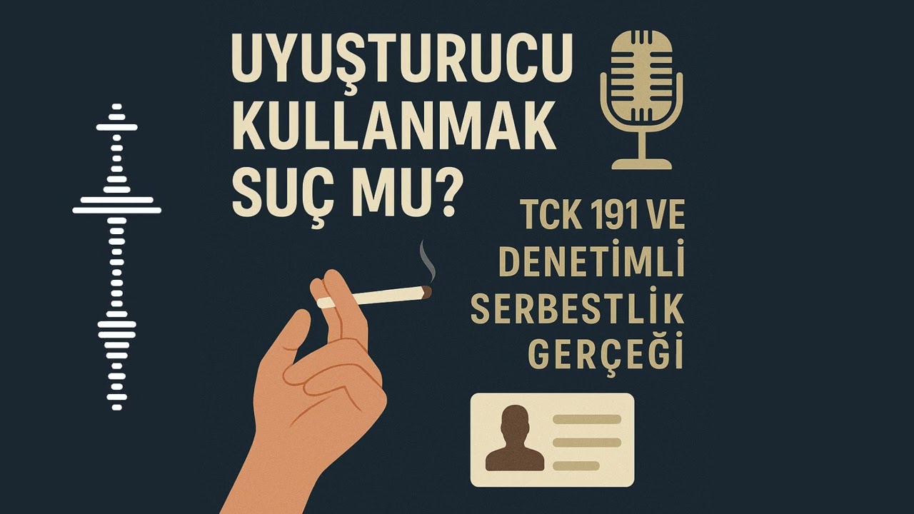 Uyuşturucu Kullanmak Suç mu? | TCK 191 ve Denetimli Serbestlik Gerçeği