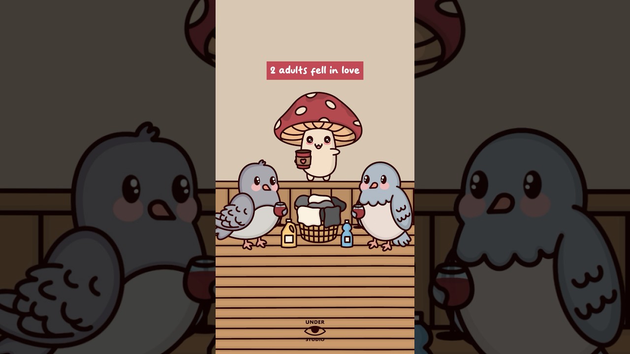 Happily Ever After ❤️ Mushie & Birdies | Relatable Animation Meme | Valentine’s Day Special