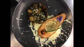 Saumon aux légumes - Salmon with vegetable #art #food #games #fishing #bbq #grill #salmon #animals screenshot 1