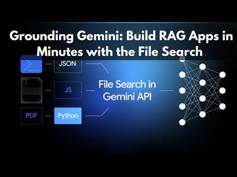 Grounding Gemini: Build RAG Apps in Minutes with the File Search Tool (Python/JS Code Examples)