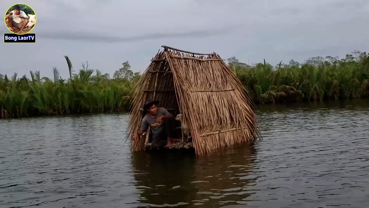 ទៅដាំឬស្សីនៅលើកោះស្បូវដករំដេងព្រៃខជាមួយសាច់ទា GROW BAMBOO ON ISLAND WITH YUMMY SOUP BONG LAORTV