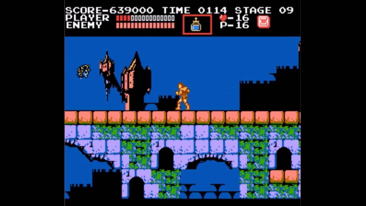 NES Castlevania: Point Pressing Technique #4 Bone Tower