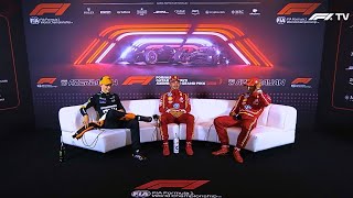 F1 Azerbaijan GP Post Qualifying Press Conference | FORMULA 1 2024 Azerbaijan Grand Prix