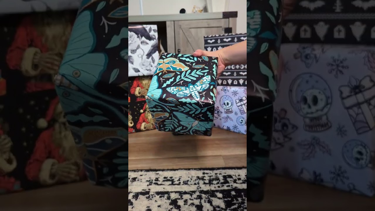 Tired of Boring Gift Wrap? Gothic Gift Wrap is here!