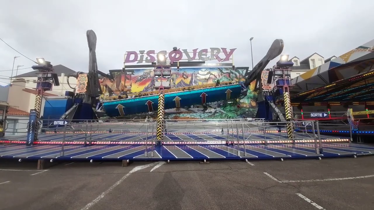 Manège DISCOVERY off ride fête foraine des sables d'olonne 2024
