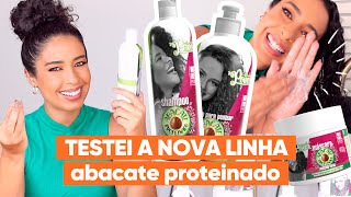 TESTEI A LINHA ABACATE PROTEINADO DA SOUL POWER - ROTINA CAPILAR COMPLETA | JULIANA LOUISE