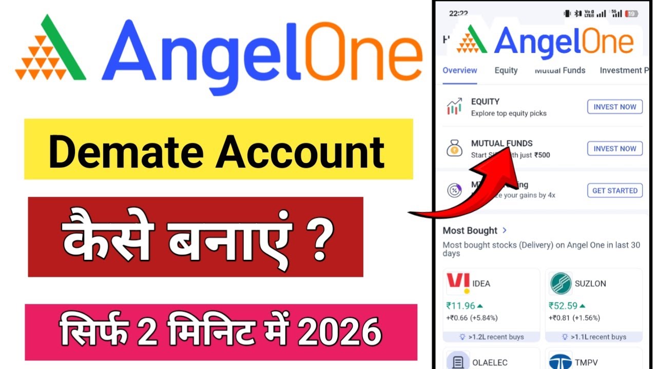 Angel One Account Opening 2026 | Angel One App Account Kaise Banaye | How to Open Demat Account
