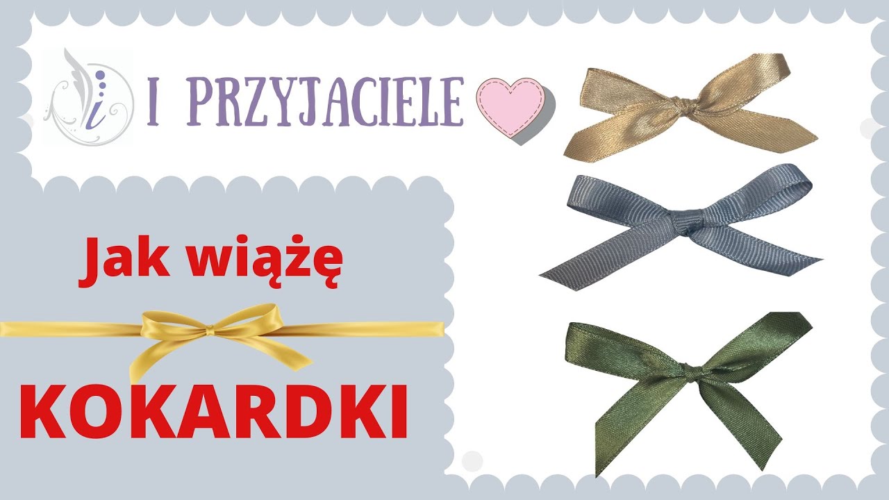Jak zawiązać kokardkę decoupage