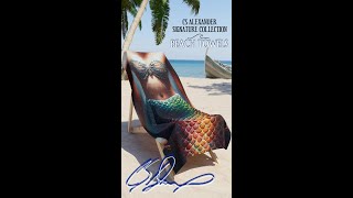 The most unique beach towels you've ever seen!| CS Alexander Designer Collection