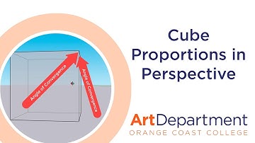 Cube Proportions in 2 Point Perspective