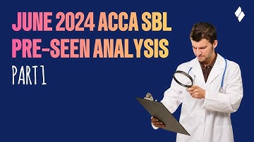 June 2024 ACCA SBL Pre-seen - Praecuro Vet Services - Part 1