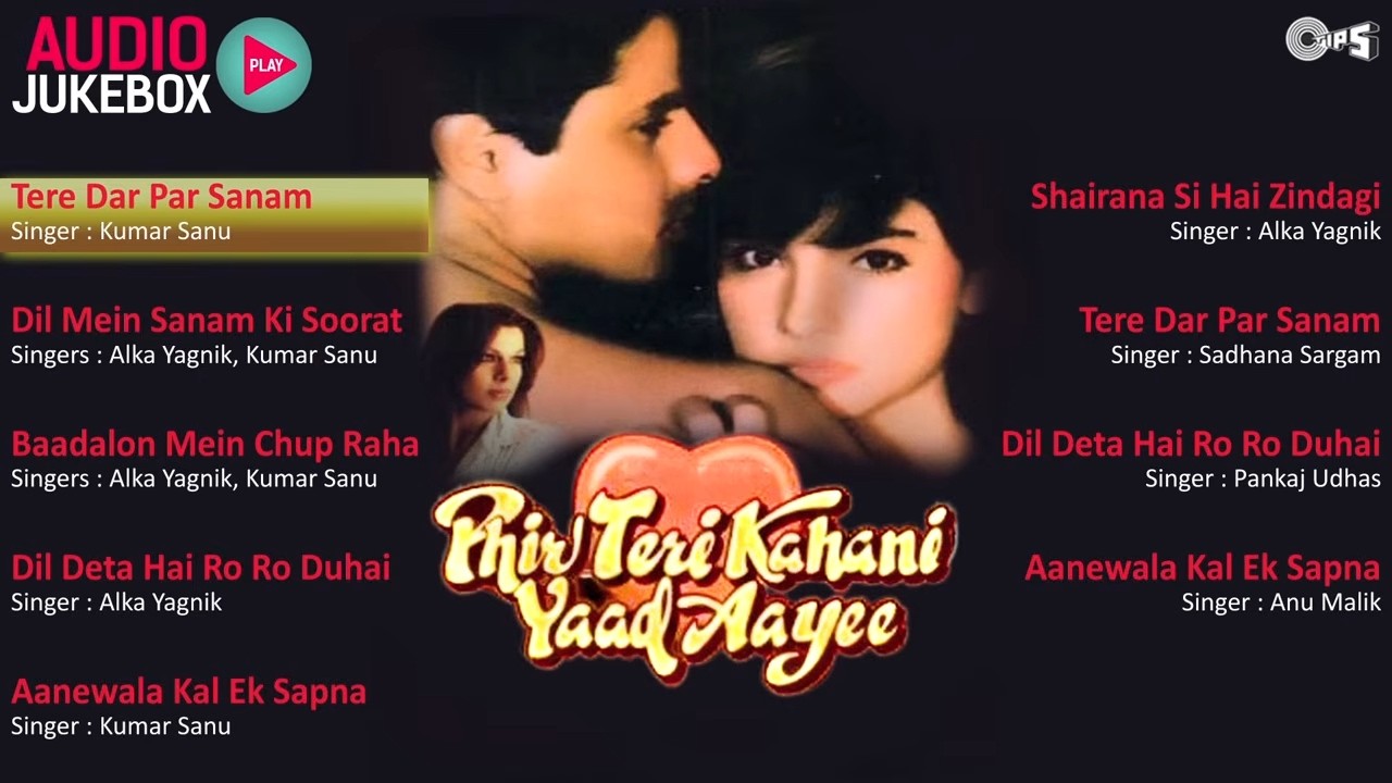 Phir Teri Kahani Yaad Aayee| Full Songs Jukebox | Rahul Roy, Pooja Bhatt | Anu Malik | 90s Romantic