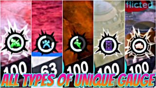 ALL TYPES OF UNIQUE GAUGE 🔥!! IN DRAGON BALL LEGENDS