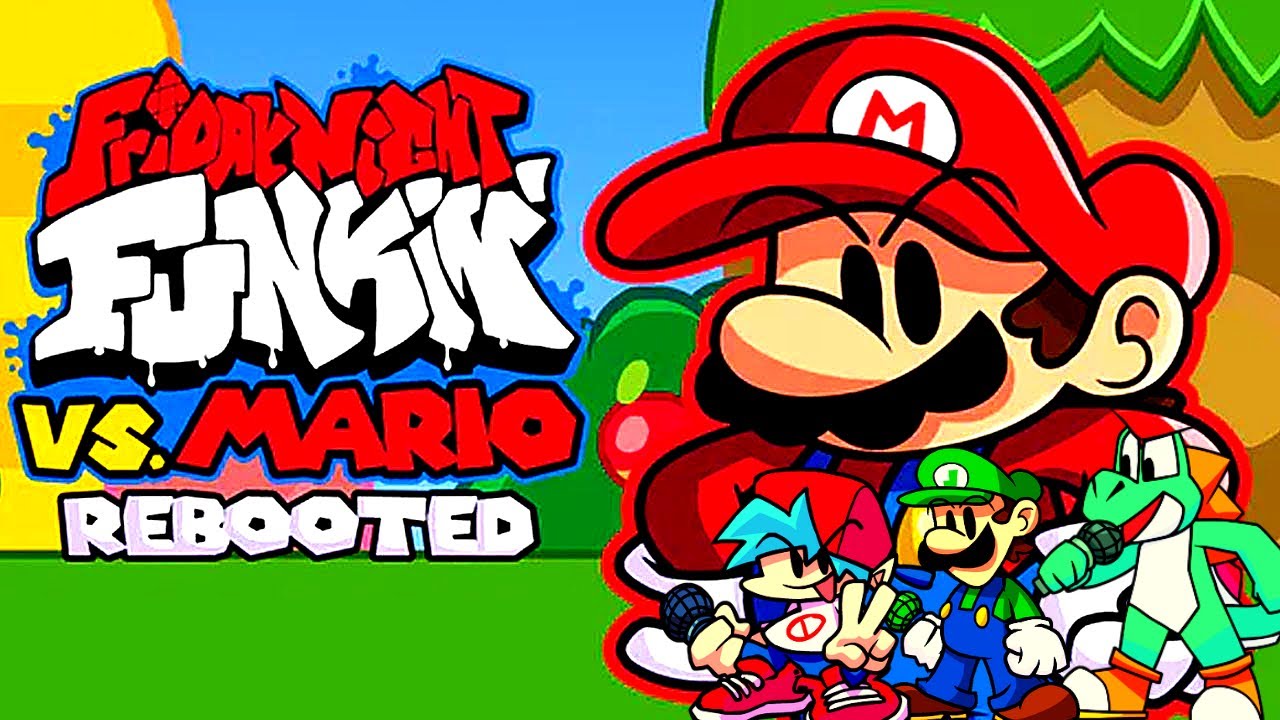 [FRIDAY NIGHT FUNKIN VS MARIO REBOOTED DEMO]-[SPEED RUNNER MARIO WASNT MESSING AROUND]