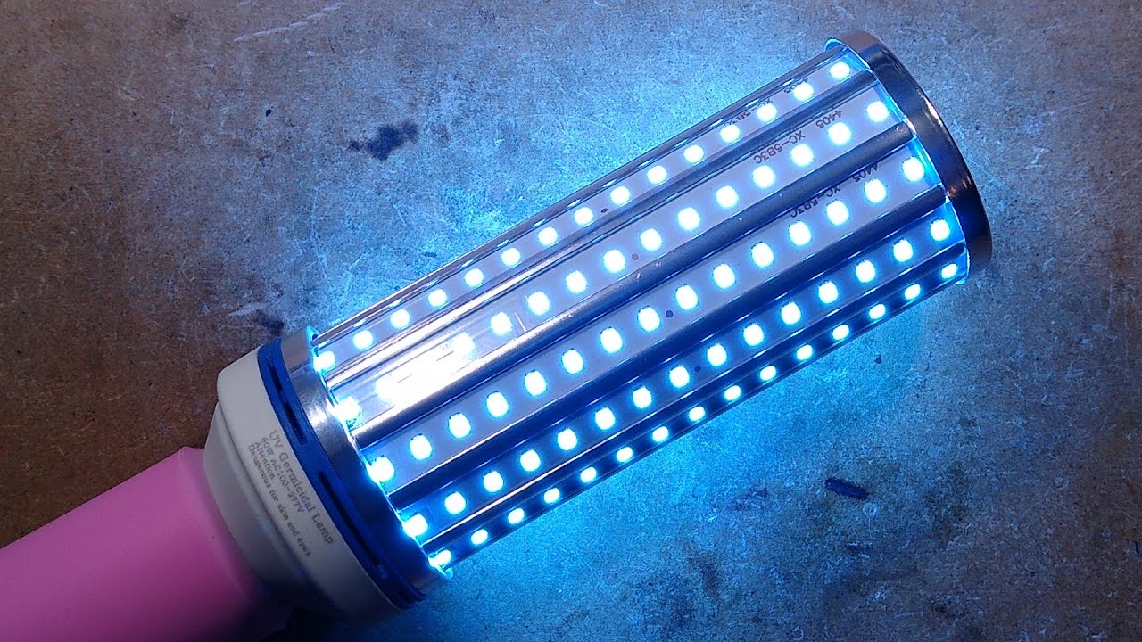 nok kæmpe Som regel Teardown of a fake UVC germicidal corn-cob lamp. - YouTube