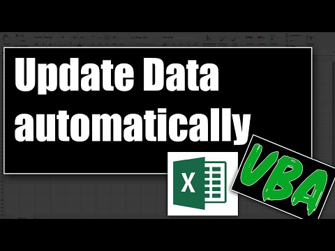 Update Data in Excel Automatically // VBA TUTORIAL