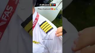 ඒ මොහොතනම් ❤️🥺🥺🥺✈️#aviation #pilotdream