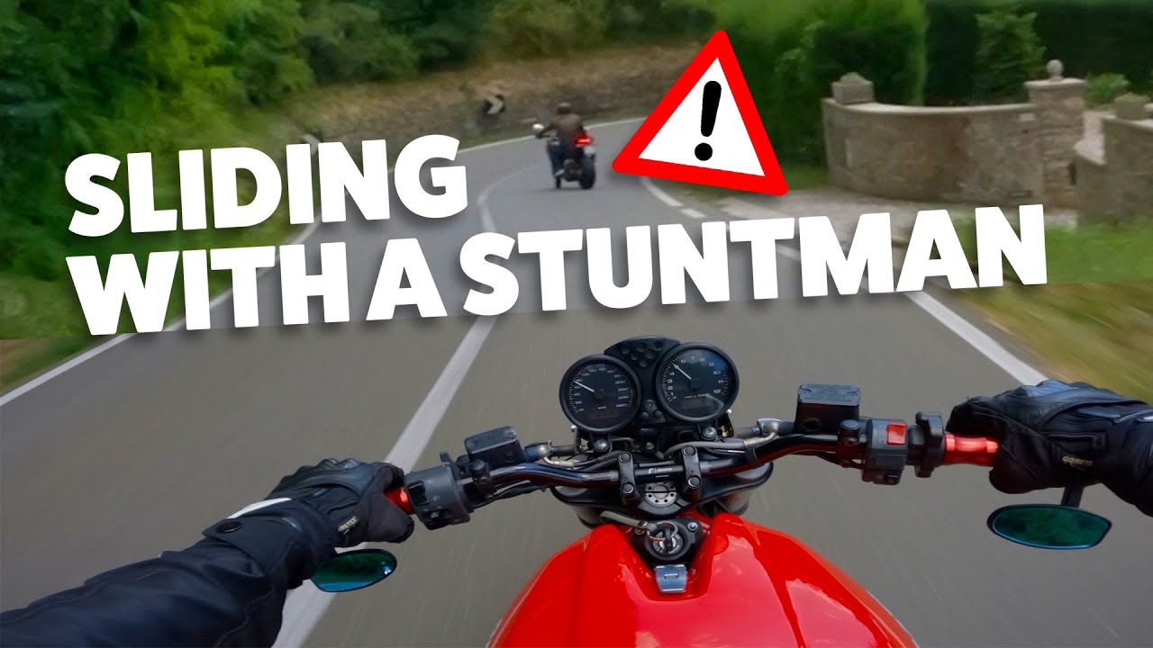 🏍️ Epic POV Motorcycle Stunt! Mastering the Art of Sliding on a Ducati Multistrada! 😱💨
