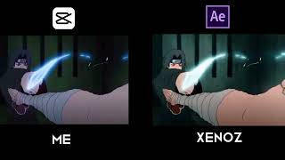 My Capcut VS After Effects | "Sasuke VS Itachi" | @XenozEdit Remake #edit #anime #remake #noticemexenoz