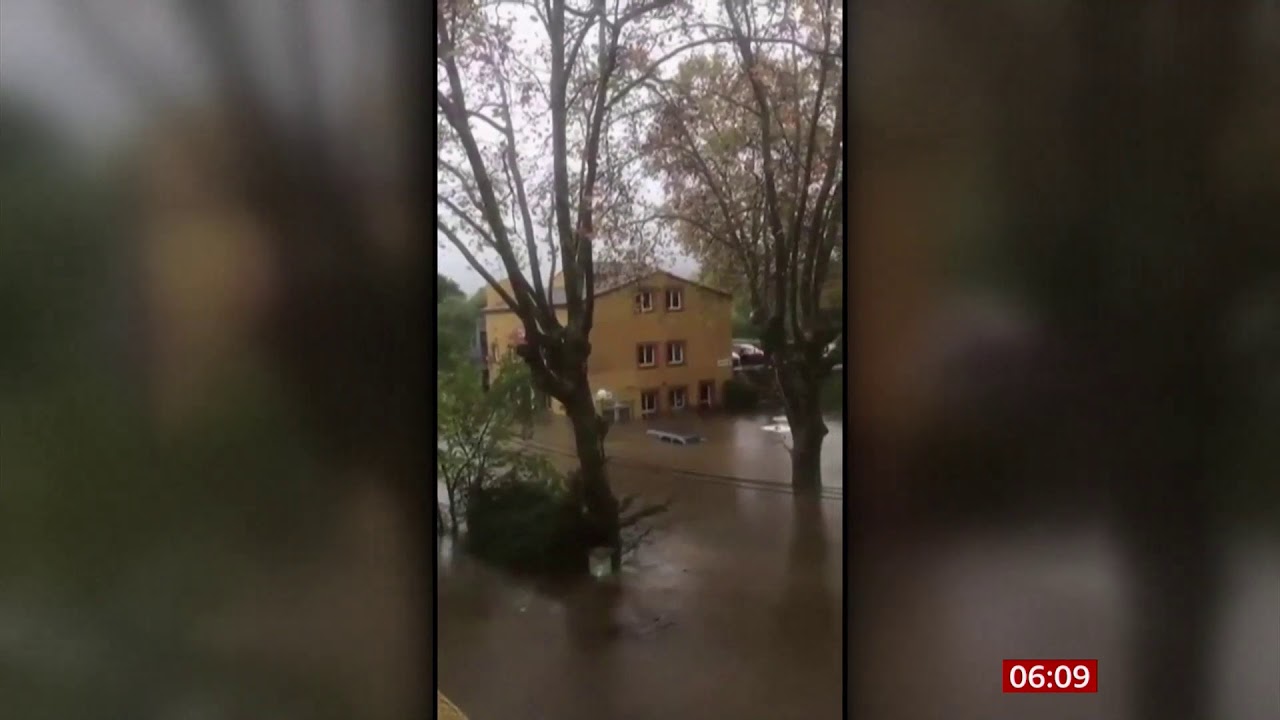 Weather Events 2019 - Floods in southern France - BBC - 24th November 2019