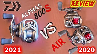 Daiwa alphas air VS alphas SV TW 800S ตัวไหนใช้ดี