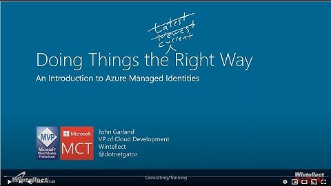 An Introduction to Azure Managed Identities