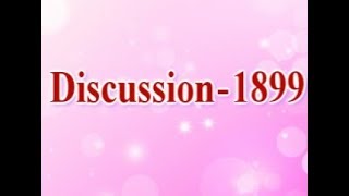 Discussion 1899