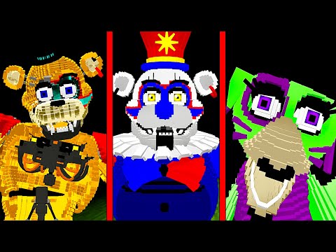 НОВЫЕ АНИМАТРОНИКИ ФНАФ 9 В МАЙНКРАФТ Fnaf 9 Security Breach Minecraft