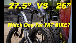 Which Wheel Size is Better for Fat Bike 27.5 or 26