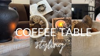 Fall styling ideas | Coffee Table decorating ideas | Daphne's Indoor Living
