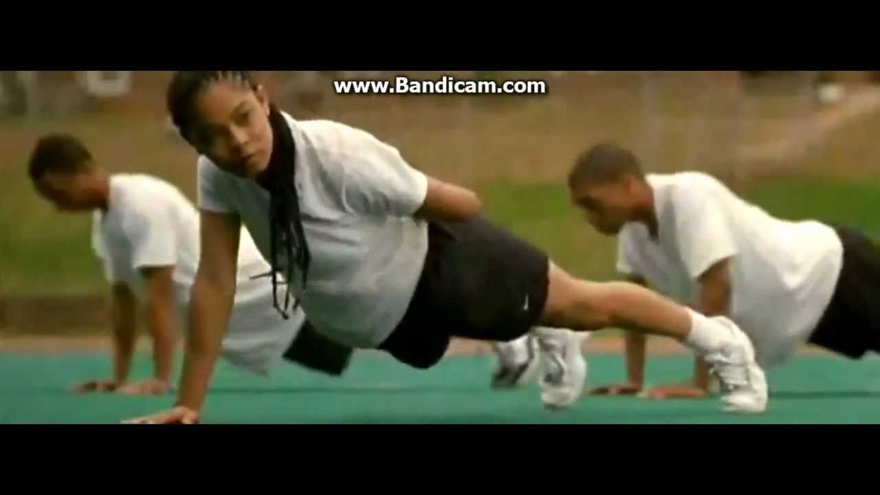 Drumline 'girl' pushups YouTube