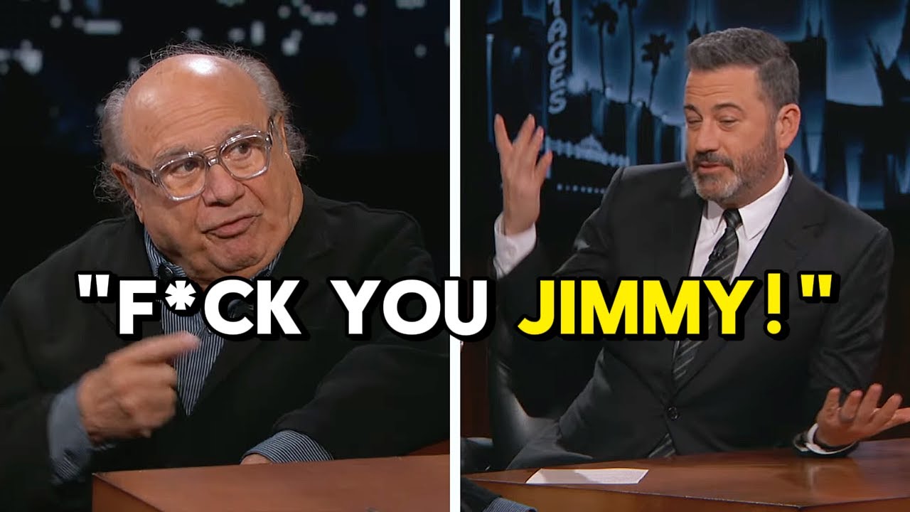 Danny DeVito Kicked Off Jimmy Kimmel's Show After Heated Clash
