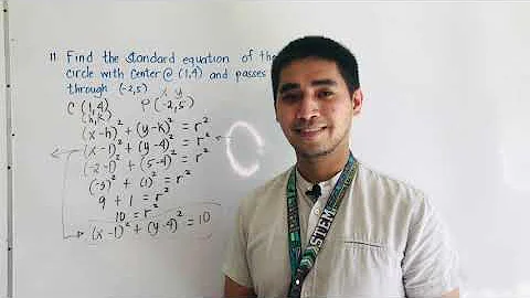 Circles | Problem 11 | CIRCLE PASSING THROUGH A POINT | Senior High School Pre-Calculus |