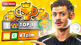 HOJE eu PEGO TOP 10 BR em BUSCA DO PRO!