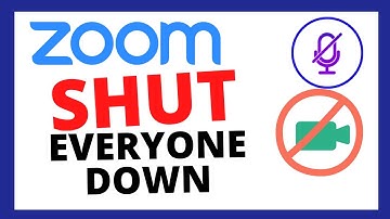 Zoom Security: Suspend Everyone (Mute, Stop Screen Sharing)