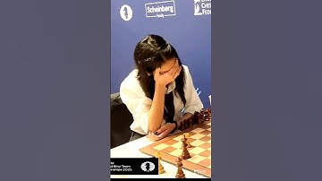 Divya Deshmukh BEATS  World no. 1 #chess #shorts