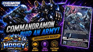 🚔 COMMANDRAMON IS BACK! | BT14 D-Brigade Gameplay | Build an Army with Brigadramon!